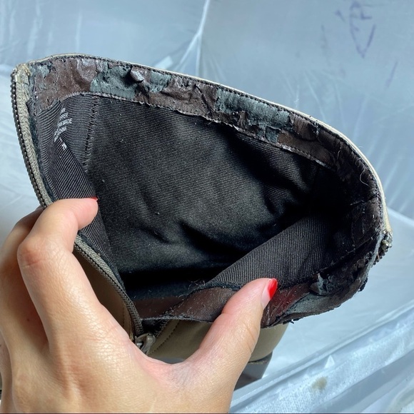 Easy spirit baldwin square toe taupe ankle booties size 7 - Picture 9 of 11